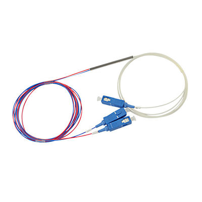 Fiber Optic Splitter 1×2 Fiber Coupler with Loose Tube SC/UPC and Dual Window Fused Type for Precise Coupling
