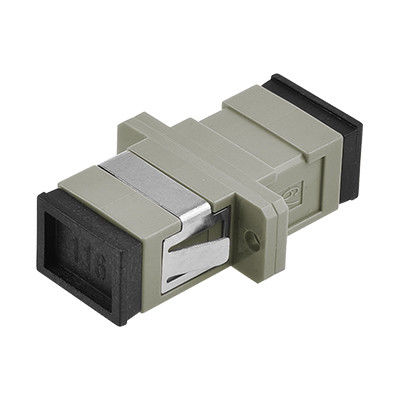 SC MM SX Welding Fiber Optic Adapter with Ceramic Sleeve and Low Insertion Loss for Wide Operating Temperature