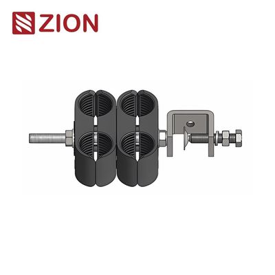 7/8" Cable 4 Way Ftth Drop Clamp Stainless Steel 304 EPDM Insert