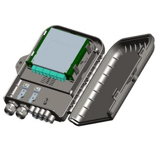 8 Core Fiber Optical Terminal Box with ABS+PC Material and Mini PLC Splitter for Fttx Network