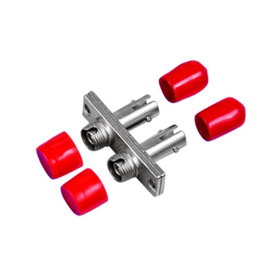 FC-ST DX Hybrid Fiber Optic Adapter with ≤ 0.2dB Insertion Loss and Ceramic or Metal Sleeve for Wide Operating Temperature (-40 to +85℃)