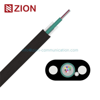 FTTH GYFXBY 1 2 4 6 8 Cores Indoor Outdoor Fiber Optic Cable Dengan FRP Non Metallic