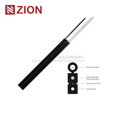 2 Hilos Self Support Kabel Fiber Optic FTTH Single Mode Indoor Outdoor
