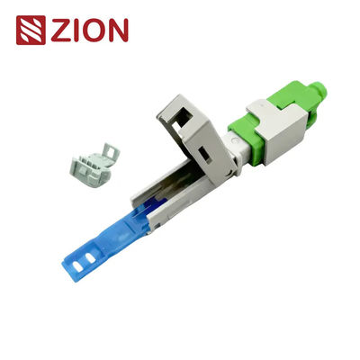 ZCSC12-A50 SC APC Fast Assembly Connector Fiber Untuk Data Video Transmission