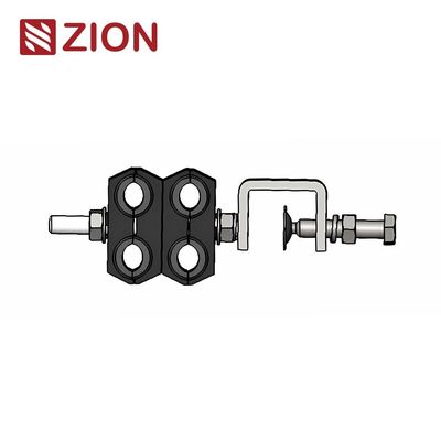 10-16.5mm Feeder Cable Clamp 304 Stainless Steel Luar Ruang