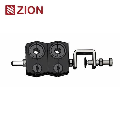 Kabel Feeder Adss Tension Clamp 4 Way Untuk Kabel 2x ((4.8 ̇7) + 2x ((15 ̇22)